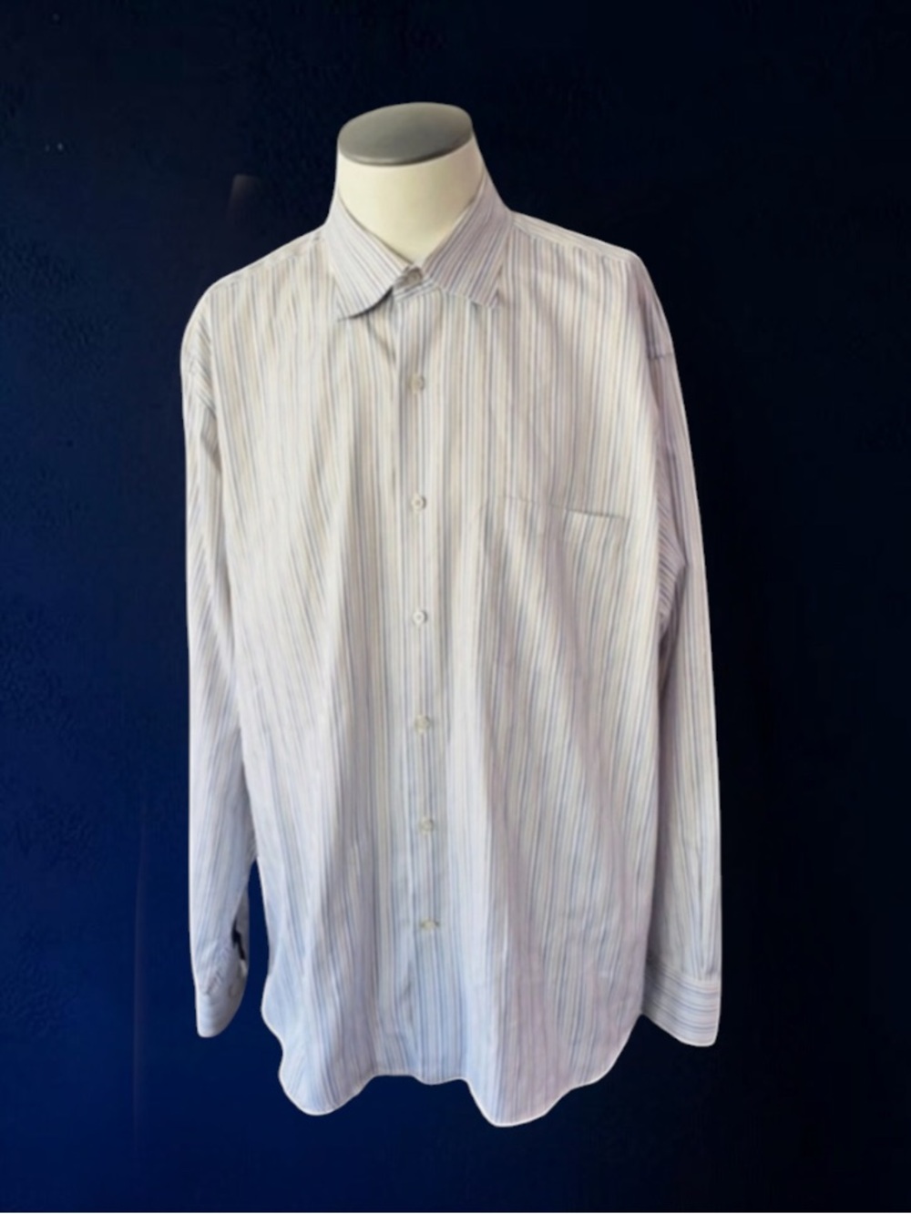 ROBERT TALBOTT CARMEL Mens Stripe Sport Shirt Size XL